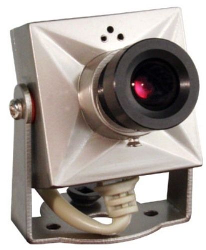 SVAT Electronics CMOS2CO Spy Eye SE Miniature Color CMOS Bullet Hole Camera Kit, Camera Size : 22x22x11mm, TV System : NTSC, Resolution : 380 TV Lines, S/N Ratio : More then 48dB, Min Illumination : 1.5 lux, Electronic Shutter : 1/60-1/15,000sec, Lens : 3.6mm, View Angle : 52 degrees, Working Temperature : -10 C to 45 C, Power Source : 9V DC 100mA (SECMOS2CO CMOS2CO CMOS 2CO CMOS-2CO CMOS2C)