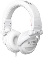 Pioneer SE-D10MT-W Steez Dubstep Stereo Headphones, White, Impedance 32 Ohms, Sensitivity 105 dB/mW, Frequency response 8 Hz to 28000 Hz, Maximum input power 1500 mW, Large 40 mm drivers, Professionally-inspired sound tuning with deep bass, In-line microphone with answer/end button, Single-sided cord, OFC litz wire, UPC 884938168885 (SED10MTW SED10MT-W SE-D10MTW SE-D10MT) 