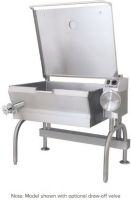 Cleveland SEL-40-T1 PowerPan Electric Open Base Tilt Skillet - 40 Gallon, 60 Hertz, 3 Phase, 18 Kilowatts Wattage, Hinged Cover Type, Manual Tilt Features, Floor Model Installation, Electric Power Type, Tilting Style, 100 - 450 Degrees F Temperature Range, Skillets, 36.50"Cooking Surface Width, 28.75" Cooking Surface Depth, Spring-assisted, vented cover; open base, Low 35" rim height, Temperature range of 100-450 degrees Fahrenheit (SEL-40-T1 SEL 40 T1 SEL40T1) 