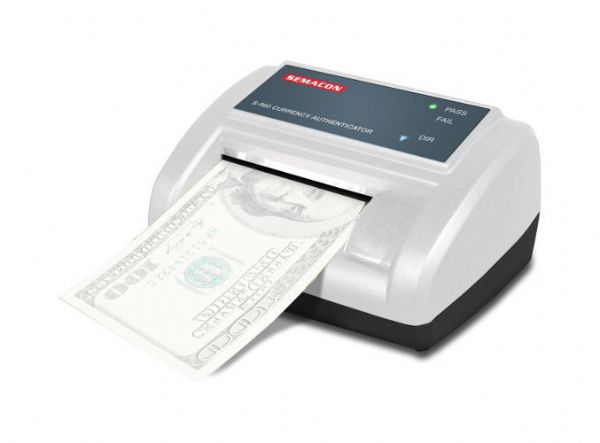 Semacon S-950 Compact Automatic Currency Authenticator, White and Gray; UPC 721405288304 (SEMACON S-950  SEMACON S950  SEMACON-S 950 SEMACON-S-950 SEMACON/S/950 SEMACONS950)