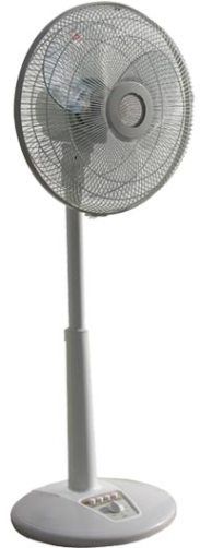 Sunpentown SF-1467 Oscillating 14-Inch Standing Fan, 14-Inch fan blade, 3 fan speeds, Timer-off function (up to 3hrs), Oscillation or fixed direction, Powerful air delivery, Adjustable head angle up or down 15, Adjustable height 32 ~ 42 in., Noise level (dBA) 66, ETL (SF1467 SF 1467)