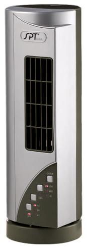 Sunpentown SF-1530I, Mini Tower Fan with Ionizer, 3 speed settings, 45 oscillation, Programmable 1, 2, or 4-hour timer (SF1530i, SF-1530i, SF1530i)