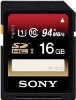 Sony SF16UXTQN SFUX-Series 16GB SD Memory Card, Class 10, Enjoy the convenience of fast read speed, Read speed up to 94 MB/s., Up to 22 MB/s Write Transfer Speed, x-Pict Story, Works with File Rescue software to save compromised data, Dimensions (W x H x D) 0.94 x 1.26 x 0.08 in, Weight 0.07 oz, UPC 027242865815 (SF16-UXTQN SF-16UXTQN SF16UX-TQN) 