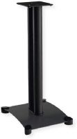 Sanus Furniture SF26B 26" Steel Series 26 Bookshelf Speaker Stand  Pair; Black; Includes brass isolation studs; Adjustable carpet spikes; Heavy weight base; Bolt mounting secures your speaker to the stand; Conceal unsightly cables; The 6 by 6.5 inch top plate offers brass studs and neoprene pads for speaker isolation; UPC 793795523518 (SF26B  SF26-B  SF26BSTAND SF26B-STAND SF26BSANUS SF26B-SANUS) 