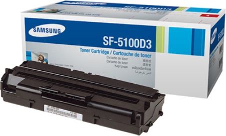 Samsung SF-5100D3 Black Toner Cartridge For use with Samsung SF-515, SF-530, SF-531P, SF-5100, SF-5100P, SF-5100PI and MSYS-5100P Printers, Up to 3000 pages at 5% Coverage, New Genuine Original Samsung OEM Brand, UPC 635753610635 (SF5100D3 SF 5100D3 SF-5100-D3 SF-5100)