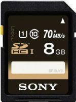 Sony SF8UY2/TQ UHS-I SDHC High Speed 8GB Memory Card (Class 10); Maximum Data Transfer Rates of Up to 70 MB/s; Downloadable File Rescue Software; Include waterproof, dust-proof, temperature proof, and both UV and Static guards; UPC 027242890725 (SF8UY2TQ SF8UY2 TQ SF8UY2-TQ SF-8UY2/TQ) 