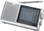 Sangean SG-622 Analog World Receiver, (Analog, FM, MW, Silver, 277 g, DC Jack, Earphone Jack); Covers 10 major shortwave bands and AM/FM; Retractable antenna; Click and dial tuning system; Earphone jack; Uses 3 AA batteries (not included); Dimensions 6.46" x 3.54" x 1.3"; Weight 1 lbs; UPC 729288016229 (SANGEANSG622 SANGEAN SG622 SG 622 SG-622) 