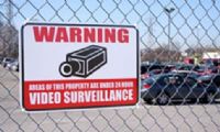 SVAT Electronics SGN100 Aluminium VIDEO SURVEILLANCE sign with reflective coating (SGN-100, SGN 100, SGN101) 