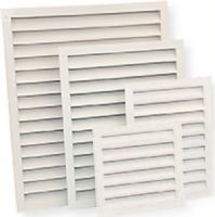 Ventamatic Cool Attic SGV1212 WHT Aluminum Wall and Gable Louvers, White Color 12" x 12"; Ideal for intake ventilation in side walls and gable ends; All aluminum construction provides durability and prevents rust; Fully screened to protect against insects and rodents; UPC 047242580365 (SGV1212WHT SGV1212-WHT SGV1212W VENTAMATICSGV1212WHT VENTAMATIC-SGV1212-WHT COOLATTIC) 