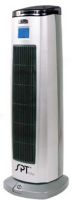 Sunpentown SH-1508 Tower Ceramic Heater with Ionizer, Digital thermostat with LCD display, ON/OFF timer, up to 7.5 hours, Transparent cover with remote control storage, Built-in air filter and Ionizer (SH1508 SH 1508) 