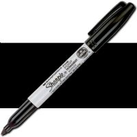 Sharpie 30001 Pen-Style Permanent Marker, Fine Marker Point, Black Alcohol Based Ink; Quick-drying, water-resistant, high intensity inks proven permanent on most surfaces; AP certified, non-toxic ink formula; Quick-drying ink; Dimensions 5.75" x 0.5" x 0.5"; Weight 0.1 lbs; UPC 071641300019 (SHARPIE30001 SHARPIE 30001 ALVIN PERMANENT ALCOHOL BLACK) 
