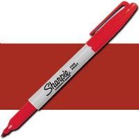 Sharpie 30002 Pen-Style Permanent Marker, Fine Marker Point, Red Alcohol Based Ink; Great for creating bold, detailed lines on signs, files, and labels; Distinct, red ink; Quick drying and non-toxic, making it safe for use around children; Water and smudge proof as well as fade resistant to make lasting impressions; Can be used on virtually any surface; UPC 071641300026 (SHARPIE30002 SHARPIE 30002 ALVIN PERMANENT ALCOHOL RED) 