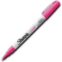 Sharpie 35540 Fine Point Paint Marker, Pink, Permanent, Quick Drying; Permanent, oil-based opaque paint markers mark on light and dark surfaces; Use on virtually any surface, metal, pottery, wood, rubber, glass, plastic, stone, and more; Quick-drying, and resistant to water, fading, and abrasion; Xylene-free; AP certified; Pink, Fine; Dimensions 5.00" x 0.38" x 0.38"; Weight 0.1 lbs; UPC 071641355408 (SHARPIE35540 SHARPIE 35540 SN35540 ALVIN FINE PINK) 