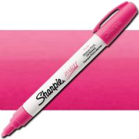 Sharpie 35555 Oil Paint Marker Medium Pink; Permanent, oil-based opaque paint markers mark on light and dark surfaces; Use on virtually any surface; metal, pottery, wood, rubber, glass, plastic, stone, and more; Quick-drying, and resistant to water, fading, and abrasion; Xylene-free; AP certified; Pink, Medium; Dimensions 5.5" x 0.62" x 0.62"; Weight 0.1 lbs; UPC 071641355552 (SHARPIE35555 SHARPIE 35555 OIL PAINT MARKER MEDIUM PINK) 