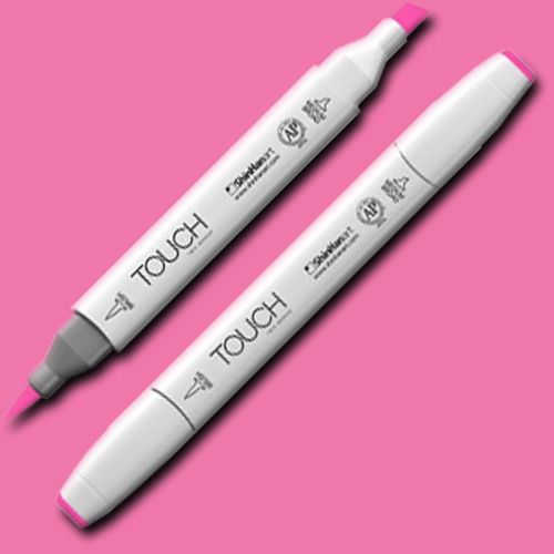 ShinHan Art 1210006-RP6 TOUCH Twin Brush, Vivid Pink Marker; An advanced alcohol-based ink formula that ensures rich color saturation and coverage with silky ink flow; The alcohol-based ink doesn't dissolve printed ink toner, allowing for odorless, vividly colored artwork on printed materials; EAN 8809309663532 (SHINHANART1210006RP6 SHINHAN ART 1210006-RP6 19929-3090 ALVIN TWIN BRUSH  VIVID PINK MARKER)