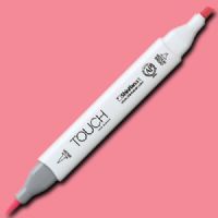 ShinHan Art 1210008-R8 TOUCH Twin Brush, Rose Pink Marker; An advanced alcohol-based ink formula that ensures rich color saturation and coverage with silky ink flow; The alcohol-based ink doesn't dissolve printed ink toner, allowing for odorless, vividly colored artwork on printed materials; EAN 8809309663563 (SHINHANART1210008R8 SHINHAN ART 1210008-R8 19929-3640 ALVIN TWIN BRUSH ROSE PINK MARKER) 