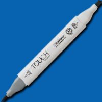 ShinHan Art 1210070-PB70 TOUCH Twin Brush, Royal Blue Marker; An advanced alcohol-based ink formula that ensures rich color saturation and coverage with silky ink flow; The alcohol-based ink doesn't dissolve printed ink toner, allowing for odorless, vividly colored artwork on printed materials; EAN 8809309664119 (SHINHANART1210070PB70 SHINHAN ART 1210070-PB70 19929-5210 ALVIN TWIN BRUSH ROYAL BLUE MARKER) 