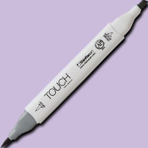 ShinHan Art 1210077-PB77 TOUCH Twin Brush, Pale Blue Marker; An advanced alcohol-based ink formula that ensures rich color saturation and coverage with silky ink flow; The alcohol-based ink doesn't dissolve printed ink toner, allowing for odorless, vividly colored artwork on printed materials; EAN 8809309664195 (SHINHANART1210077PB77 SHINHAN ART 1210077-PB77 19929-5440 ALVIN TWIN BRUSH PALE BLUE MARKER)
