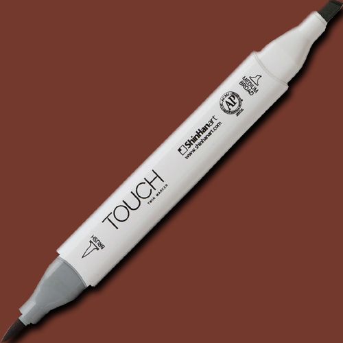 ShinHan Art 1210091-BR91 TOUCH Twin Brush, Natural Oak Marker; An advanced alcohol-based ink formula that ensures rich color saturation and coverage with silky ink flow; The alcohol-based ink doesn't dissolve printed ink toner, allowing for odorless, vividly colored artwork on printed materials; EAN 8809309664294 (SHINHANART1210091BR91 SHINHAN ART 1210091-BR91 19929-8470 ALVIN TWIN BRUSH NATURAL OAK MARKER)