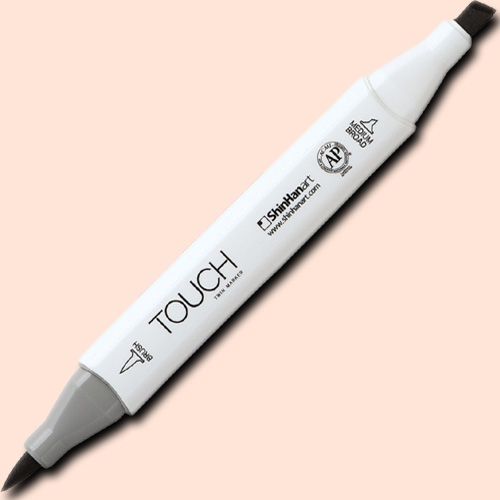 ShinHan Art 1210131-R131 TOUCH Twin Brush, Skin White Marker; An advanced alcohol-based ink formula that ensures rich color saturation and coverage with silky ink flow; The alcohol-based ink doesn't dissolve printed ink toner, allowing for odorless, vividly colored artwork on printed materials; EAN 8809309664522 (SHINHANART1210131R131 SHINHAN ART 1210131-R131 19929-1080 ALVIN TWIN BRUSH SKIN WHITE MARKER)