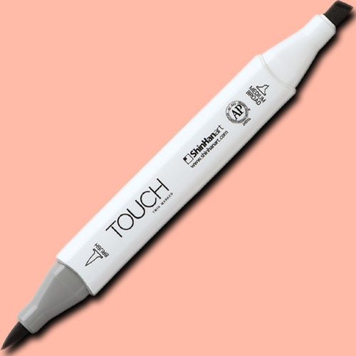 ShinHan Art 1210139-R139 TOUCH Twin Brush, Flesh Marker; An advanced alcohol-based ink formula that ensures rich color saturation and coverage with silky ink flow; The alcohol-based ink doesn't dissolve printed ink toner, allowing for odorless, vividly colored artwork on printed materials; EAN 8809309664591 (SHINHANART1210139R139 SHINHAN ART 1210139-R139 19929-3800 ALVIN TWIN BRUSH FLESH MARKER)