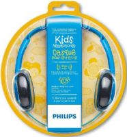 Philips SHK1000BL Kids Headband Headphones, Blue, 100mW Maximum power input, Frequency response 10 - 24000Hz, Impedance 32 ohm, Sensitivity 106dB, Soft ear cushions provide a comfortable and secure fit, Ultra lightweight headband for superb comfort and fit, Neodymium speaker drivers deliver pure balanced sound, UPC 609585237520 (SHK-1000BL SHK 1000BL SHK-1000-BL SHK1000) 