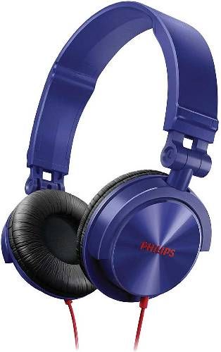 Philips SHL3050PUR DJ Stereo Headphones, Purple; 1000 mW Maximum power input; Frequency response 20 - 20000 Hz; Impedance 24 Ohm; Sensitivity 106 dB; Flat and compact foldable design for easy storage on the go; 32mm speaker driver delivers powerful and dynamic sound; Adjustable earshells and headband fits the shape of any head; UPC 489518560136 (SHL-3050PUR SHL-3050/PUR SHL3050P SHL3050)