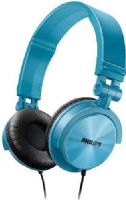 Philips SHL3050TL DJ Stereo Headphones, Teal; 1000 mW Maximum power input; Frequency response 20 - 20000 Hz; Impedance 24 Ohm; Sensitivity 106 dB; Flat and compact foldable design for easy storage on the go; 32mm speaker driver delivers powerful and dynamic sound; Adjustable earshells and headband fits the shape of any head; UPC 609585245372 (SHL-3050TL SHL-3050/TL SHL3050T SHL3050) 