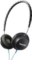 Philips SHL5100BK Strada Headband Headphones, Black, 32 mW Maximum power input, Frequency response 19 - 21500 Hz, Impedance 32 Ohm, Sensitivity 104 dB, 32mm high-powered drivers deliver clear sound, Open acoustic design for natural sound, Light and slim headband for exceptional comfort, Fine-knit headband sleeve with a vivid design, UPC 609585235236 (SHL-5100BK SHL 5100BK SHL-5100-BK SHL5100) 