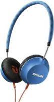 Philips SHL5100BLU Strada Headband Headphones, Blue, 32 mW Maximum power input, Frequency response 19 - 21500 Hz, Impedance 32 Ohm, Sensitivity 104 dB, 32mm high-powered drivers deliver clear sound, Open acoustic design for natural sound, Light and slim headband for exceptional comfort, Fine-knit headband sleeve with a vivid design, UPC 609585237308 (SHL-5100BLU SHL 5100BLU SHL-5100-BLU SHL5100) 