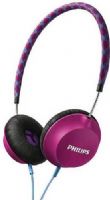 Philips SHL5100PK Strada Headband Headphones, Pink, 32 mW Maximum power input, Frequency response 19 - 21500 Hz, Impedance 32 Ohm, Sensitivity 104 dB, 32mm high-powered drivers deliver clear sound, Open acoustic design for natural sound, Light and slim headband for exceptional comfort, Fine-knit headband sleeve with a vivid design, UPC 609585237322 (SHL-5100PK SHL 5100PK SHL-5100-PK SHL5100) 