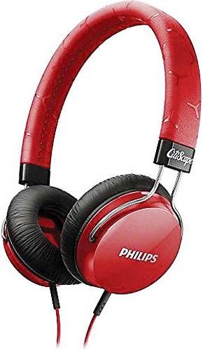 Philips SHL5300RD CitiScape Headband Headphones, Red, 40 mW Maximum power input, Frequency response 18 - 21600 Hz, Impedance 32 Ohm, Sensitivity 102 dB, 40mm high quality neodymium drivers for deep and rich bass, Closed acoustic design for greater bass and noise isolation, Flexible metal arm designed for long listening comfort, UPC 489518561270 (SHL-5300RD SHL5300-RD SHL5300/RD SHL5300)
