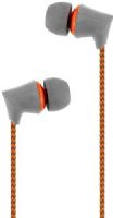 Sharper Image SHP889OR Fabric Corded Earbuds with Mic, Orange; Fits with all devices, including Android, Galaxy and Amazon phones and tablets, as well as all Apple products; Stop untangling your headphones With the durable, tangle-resistant cable on the Fabric Corded Earbuds by Sharper Image; Enjoy your music without any extraneous sounds entering your ears (SHP-889OR SHP 889OR SHP889-OR SHP889) 