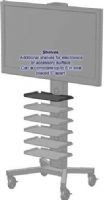 AVF Audio Visual Furniture International SH-PM Additional Shelves for use with PM-S-FL Plasma/LCD Stand, For electronics or accessory surface, Can accomodate up to 6 in total placed 5" apart, Dimensions 18" w x 12-1/8" d (SHPM SH PM VFI) 