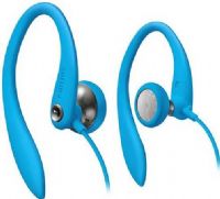 Philips SHS3200BLU Flexible Fit Earhook Headphones, Blue, 15 mW Maximum power input, Frequency response 20 - 20000 Hz, Impedance 16 ohm, Sensitivity 100 dB, 15mm speaker driver optimizes wearing comfort, Enjoy best-in-class performance and optimum sound quality, 3D flexible earhook ensures secure fit in all ear sizes, UPC 609585240223 (SHS-3200BLU SHS 3200BLU SHS3200B SHS3200) 