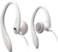 Philips SHS3200WH Flexible Fit Earhook Headphones, White, 15 mW Maximum power input, Frequency response 20 - 20000 Hz, Impedance 16 ohm, Sensitivity 100 dB, 15mm speaker driver optimizes wearing comfort, Enjoy best-in-class performance and optimum sound quality, 3D flexible earhook ensures secure fit in all ear sizes, 609585240216 (SHS-3200WH SHS 3200WH SHS3200W SHS3200) 