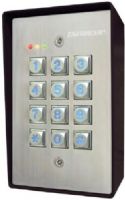 Seco-Larm SK-1123-SQ Weather-Resistant Rugged Surface-Mount Outdoor Illuminated Stand-Alone Access Keypad; 110 Users (Output #1: 100 users, Output #2: 10 users); 2 relays; Each relay can be programmed for momentary (1-999 seconds) or latch; Code flexibility: Codes can be 4~8 digits long; Egress input for exiting the protected premises; UPC 676544009788 (SK1123SQ SK1123-SQ SK-1123SQ)  