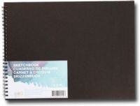 Copic SKBK9X12 Marker Sketchbook, 9" x 12", 70 lb/50 Sheets; Spiral-bound sketchbook is landscape oriented with binding on short side; Inside is thick, all-purpose 70 lb. white paper; Great for markers, watercolor, and other mixed media work; Paper is bleed-resistant; 50 sheets; Dimensions 12" x 9.25" x 0.50"; Weight 1.87 lbs; UPC 870538001196 (COPICSKBK9X12 COPIC SKBK9X12 COPIC-SKBK9X12) 