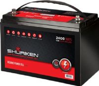 Shuriken SK-BT120 Car Battery Power Cell, 2400 Watts, 120 Amp Hours, 12 Volt, Large size, Absorbed glass mat technology, Can be mounted in any position, Can be fully discharged and re-charged 100’s of times, 13" W x 8.5" H x 6.75" D, UPC 086429175567 (SK-BT120 SK BT120 SKBT120)  
