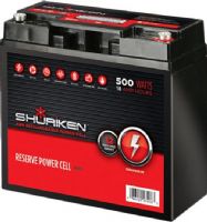 Shuriken SK-BT18 Car Battery Power Cell, 500 Watts, 18 Amp Hours, 12 Volt, Compact size, Absorbed glass mat technology, Can be mounted in any position, 7.14" W x 6.5" H x 3" D, UPC 086429274963 (SKBT18 SK-BT18 SK BT18) 
