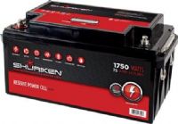 Shuriken SK-BT75 Car Battery Power Cell, 1750 Watts, 75 Amp Hours, 12 Volt, Full size, Absorbed glass mat technology, Can be mounted in any position, Can be fully discharged and re-charged 100’s of times, 10.2" W x 9" H x 6.6" D, UPC 086429275007 (SKBT75 SK-BT75 SK BT75)  