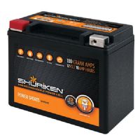 Shuriken SK-BTX12-BS Power Sport Batteries, 180 Crank Amps, 10 Amp Hours, Factory activated ready for use, Maintenance free, Fits JIS battery type BTX12-BS applications, 5.88" W x 5.13" H x 3.5" D, UPC 086429295197 (SKBTX12BS SK-BTX12-BS SK BTX12 BS) 