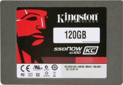 Kingston SKC100S3/120G model Ssdnow Kc100 Internal Solid State Drive, Solid state drive - internal Device Type, 120 GB Capacity, 2.5