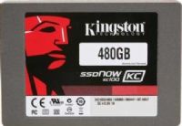 Kingston SKC100S3/480G model Ssdnow Kc100 Internal Solid State Drive, Solid state drive - internal Device Type, 480 GB Capacity, 2.5" x 1/8H Form Factor, Serial ATA-600 Interface Serial, 600 MBps external Drive Transfer Rate, 555 MBps read / 510 MBps write Internal Data Rate, 1,000,000 hours MTBF, 1 x Serial ATA-600 - 7 pin Serial ATA Interfaces, UPC 740617188479 (SKC100S3480G SKC100S3-480G SKC100S3 480G) 