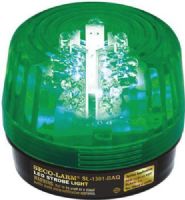 Seco-Larm SL-1301-EAQ/G Green Lens Strobe Light with 12 LEDs, 6~12 VDC operating voltage, Adjustable flashing speed 130 flashes/minute, Operating life over 50000 hours (over 5.7 years), Simple 2-wire installation, High-impact resistant case, High-impact and heat-resistant lens, Reverse polarity protection, Visible in all directions, Flash only, Indoor/outdoor use (SL1301EAQG SL-1301-EAQ-G SL-1301EAQ/G SL1301-EAQ/G)  