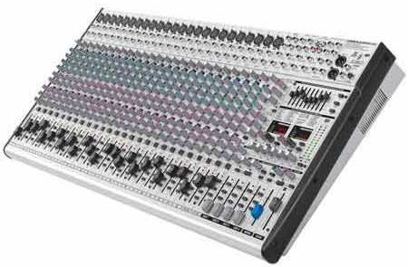 Behringer SL3242FX-PRO EURODESK 32-Input 4-Bus Studio/Live Mixer with Mic Preamps and Dual Digital 24-Bit Multi-FX Processor, Ultra low-noise ULN design, highest possible headroom, ultra-transparent audio, 24 new state-of-the-art, studio-grade (SL3242FXPRO SL3242FX PRO)