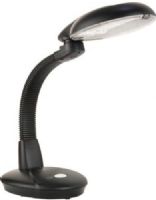 Sunpentown SL-811B EasyEye Desk Lamp with Ionizer (Black/4-tube), Simulates natural lighting, Flicker free (25000Hz frequency), Japan made 27W bulb included (4-tube bulb), Bulb has an average life span of 10000hrs, Flexible goose neck, Swivel head, Built-in Ionizer, Anti-reflective lens, UPC 876840003262 (SL811B SL 811B SL-811) 