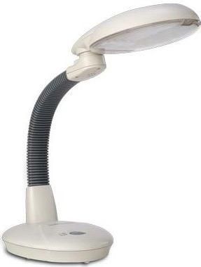 Sunpentown SL-821G Easy Eye Energy Saving Desk Lamp - Gray, Efficient compact fluorescent lamp is controlled by an IC chip originated from Japan, which produces a flicker-free frequency of 25,000Hz, Simulates natural lighting (SL821G  SL  821G) 