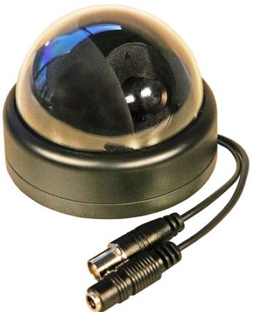 Security Labs SLC-141 Security Labs High-Resolution Vandal-Proof Dome Camera, Tamper-proof locked dome with cast aluminum base, 540 lines of resolution, 3 axis adjustable image mount, Low light sensitivity .02 LUX / 2 3/4