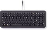 Zebra Technologies SLK-101-M-USB-3F Mobile Industrial USB Keyboard, 10-Key Numeric Pad, 12 Function Keys, Built-In Mounting Holes, Integrated Backlighting, MS Windows Function Keys, USB and PS/2 configurations available, Weight 1 lbs, Dimensions 14.74" x 5.69" x 1.61" (SLK101MUSB3F SLK-101MUSB3F SLK101MUSB-3F SLK101M-USB-3F SLK-101-M-USB-3F) 